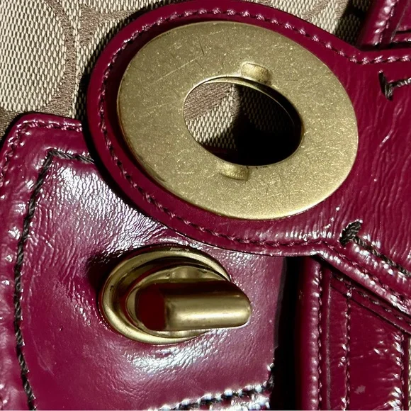 Coach Legacy Signature Ali Flap Shoulder Bag - Picture 9 of 9